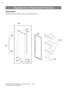 Section 5 parts for Lg Refrigerator LCFC26XSS from AppliancePartsPros.com