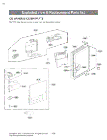 Section 7 parts for Lg Refrigerator LCFC26XSS from AppliancePartsPros.com