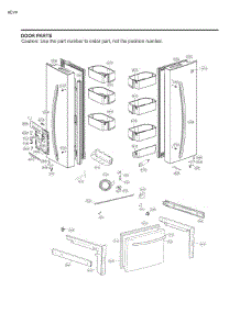 Section 4 parts for Lg Refrigerator LCFS22EXS from AppliancePartsPros.com
