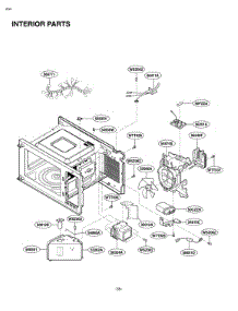 Interior Parts parts for Lg Microwave LCRT1510SV from AppliancePartsPros.com