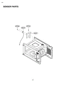 Sensor Parts parts for Lg Microwave LCRT1510SV from AppliancePartsPros.com