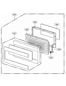 Door Parts parts for Lg Wall Oven LCRT2010BD from AppliancePartsPros.com