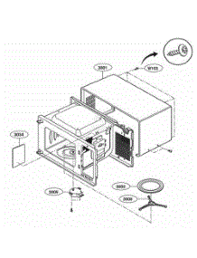 Oven Cavity Parts parts for Lg Wall Oven LCRT2010BD from AppliancePartsPros.com