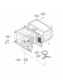 Oven Cavity Parts parts for Lg Microwave LCS0712ST from AppliancePartsPros.com