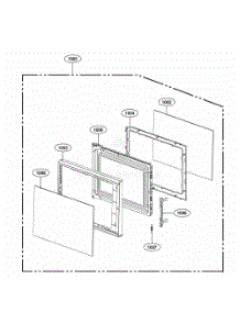 Door Parts parts for Lg Range LCS1013SW from AppliancePartsPros.com