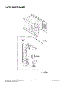 Latch Board Parts parts for Lg Microwave LCS1112SW from AppliancePartsPros.com