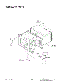 Oven Cavity Parts parts for Lg Microwave LCS1112SW from AppliancePartsPros.com
