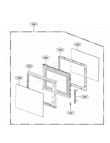 Door Parts parts for Lg Range LCS1114SB from AppliancePartsPros.com