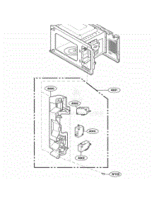 Latch Board Parts parts for Lg Range LCS1114SB from AppliancePartsPros.com