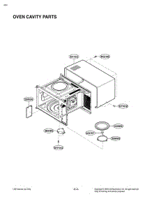 Oven Cavity Parts parts for Lg Microwave LCS1410SW from AppliancePartsPros.com