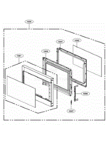 Door Parts parts for Lg Wall Oven LCS1413SB from AppliancePartsPros.com