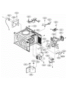 Interior Parts parts for Lg Wall Oven LCS1413SW from AppliancePartsPros.com