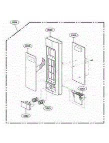 Controller Parts parts for Lg Range LCS2045WBK from AppliancePartsPros.com