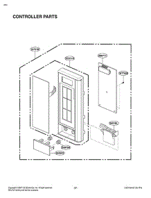 Controller Parts parts for Lg Microwave LCSP1110ST from AppliancePartsPros.com