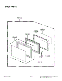Door Parts parts for Lg Microwave LCSP1110ST from AppliancePartsPros.com