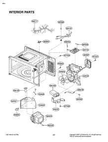 Interior Parts parts for Lg Microwave LCSP1110ST from AppliancePartsPros.com