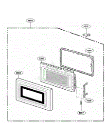 Door Parts parts for Lg Range LD10D2 from AppliancePartsPros.com