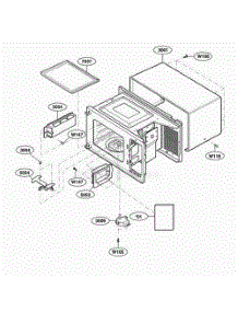 Oven Cavity Parts parts for Lg Range LD10MPS from AppliancePartsPros.com