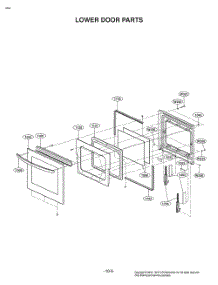 Lower Door Parts parts for Lg Range LD3653SP from AppliancePartsPros.com
