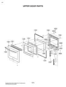 Upper Door Parts parts for Lg Range LD3653SP from AppliancePartsPros.com