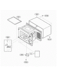Oven Cavity Parts parts for Lg Wall Oven LD510D from AppliancePartsPros.com