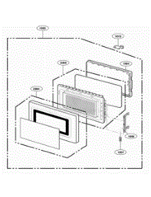 Door Parts parts for Lg Wall Oven LD510P from AppliancePartsPros.com