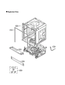 Main Assy parts for Lg Dishwasher LDB4548ST/00 from AppliancePartsPros.com