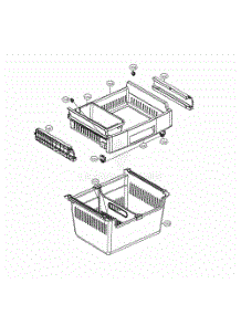 Freezer Parts parts for Lg Refrigerator LDCS24223P from AppliancePartsPros.com