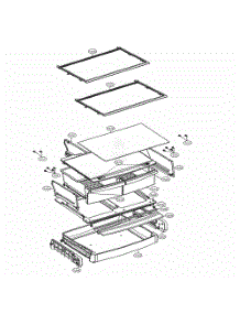 Refrigerator Parts parts for Lg Refrigerator LDCS24223P from AppliancePartsPros.com