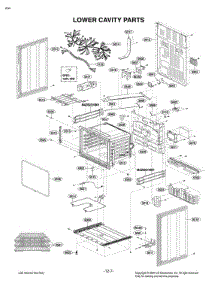 Lower Cavity Parts parts for Lg Range LDE3011ST from AppliancePartsPros.com