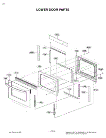 Lower Door Parts parts for Lg Range LDE3011ST from AppliancePartsPros.com