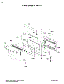 Upper Door Parts parts for Lg Range LDE3011ST from AppliancePartsPros.com