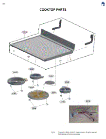 Cooktop Parts parts for Lg Range LDEL7324SE from AppliancePartsPros.com