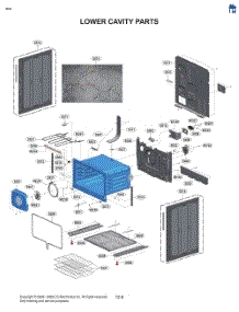 Lower Cavity Parts parts for Lg Range LDEL7324SE from AppliancePartsPros.com