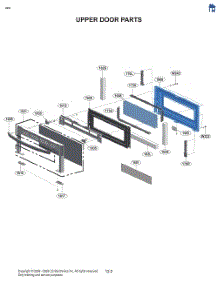 Upper Door Parts parts for Lg Range LDEL7324SE from AppliancePartsPros.com