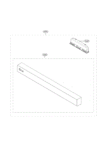 Panel Assembly parts for Lg Dishwasher LDF5545BB from AppliancePartsPros.com