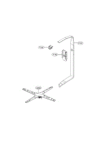 Water Guide Parts parts for Lg Dishwasher LDF5545BB from AppliancePartsPros.com