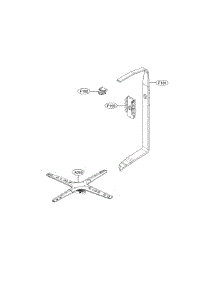 Water Guide Parts parts for Lg Dishwasher LDF5545BD from AppliancePartsPros.com