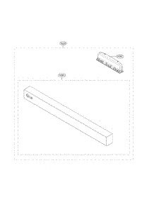 Panel Assembly parts for Lg Dishwasher LDF5545BD from AppliancePartsPros.com