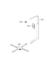 Water Guide Assembly parts for Lg Dishwasher LDF5545WW from AppliancePartsPros.com