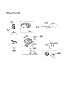 Sump Assy parts for Lg Dishwasher LDF5678SS from AppliancePartsPros.com