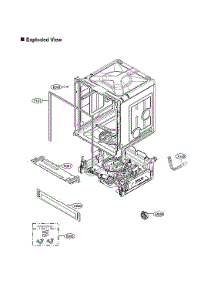 Main Unit Assy parts for Lg Dishwasher LDF5678SS from AppliancePartsPros.com