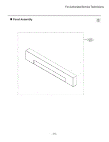 Panel Assembly parts for Lg Dishwasher LDFC2423B from AppliancePartsPros.com