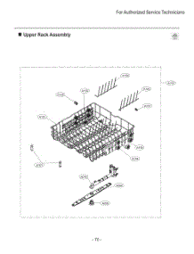 Upper Rack Assembly parts for Lg Dishwasher LDFC2423B from AppliancePartsPros.com