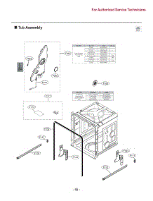 Section 2 parts for Lg Dishwasher LDFC2423V from AppliancePartsPros.com