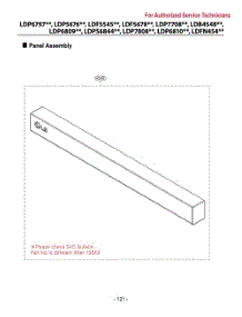 Panel Assembly parts for Lg Dishwasher LDFN4542B from AppliancePartsPros.com