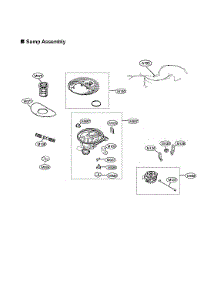 Sump Assy parts for Lg Dishwasher LDFN4542B/00 from AppliancePartsPros.com