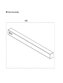 Panel Assy parts for Lg Dishwasher LDFN4542B/00 from AppliancePartsPros.com