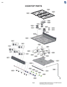 Cooktop Parts parts for Lg Range LDGL6924S from AppliancePartsPros.com