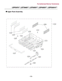 Section 3 parts for Lg Dishwasher LDP6809BM from AppliancePartsPros.com